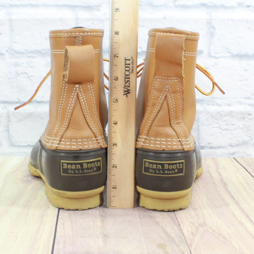 LL BEAN 8" Gore-Tex Thinsulate Insulated Duck Bean Boots Size M 6 / L 8 Wide - Picture 8 of 10